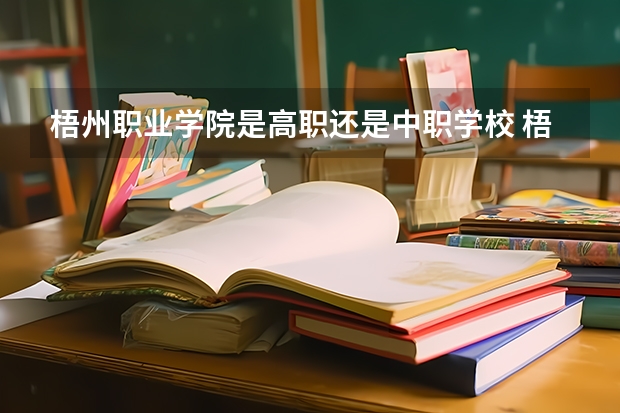 梧州职业学院是高职还是中职学校 梧州职业学院好不好考