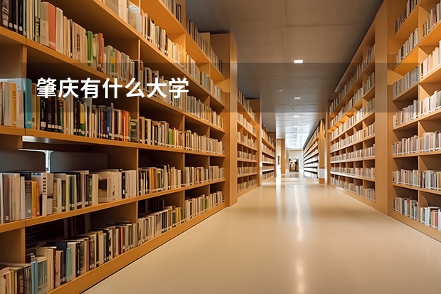 肇庆有什么大学