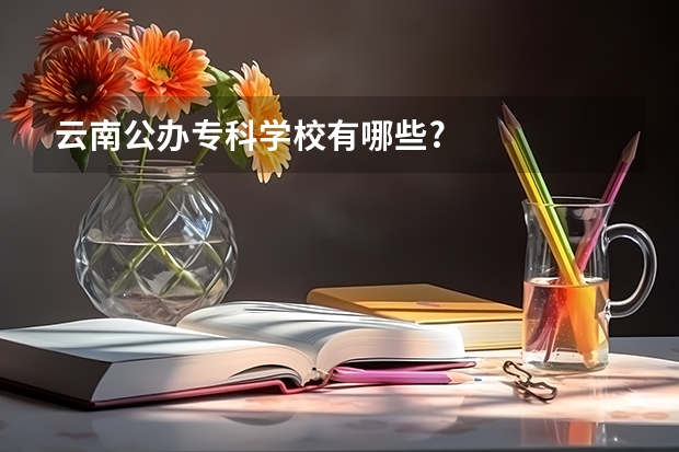 云南公办专科学校有哪些?