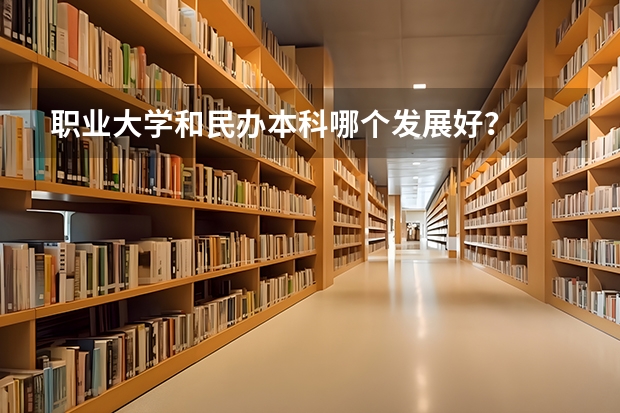 职业大学和民办本科哪个发展好？